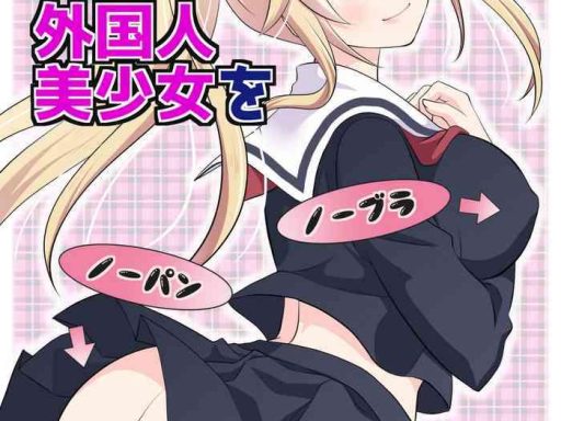 tennen kei gaikokujin bishoujo o ie no mae de hirotta hanashi cover